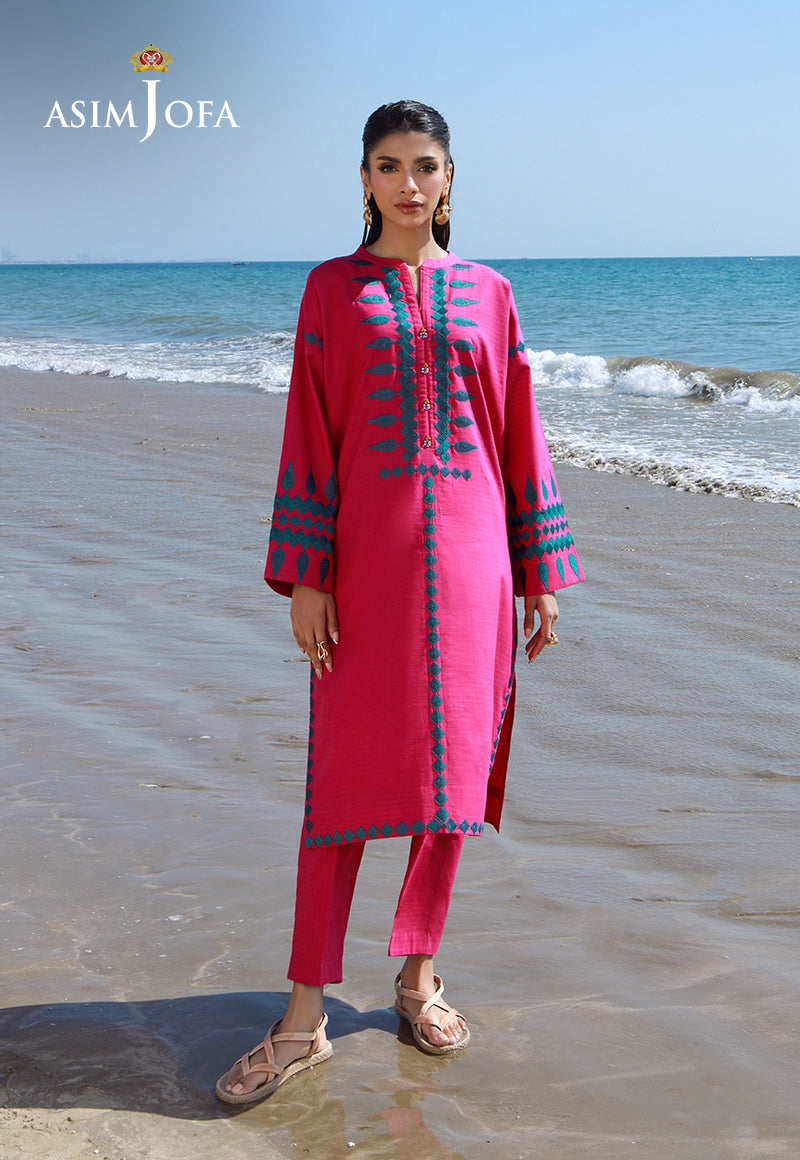 2pc Asim Jofa Stitched Embroidered
