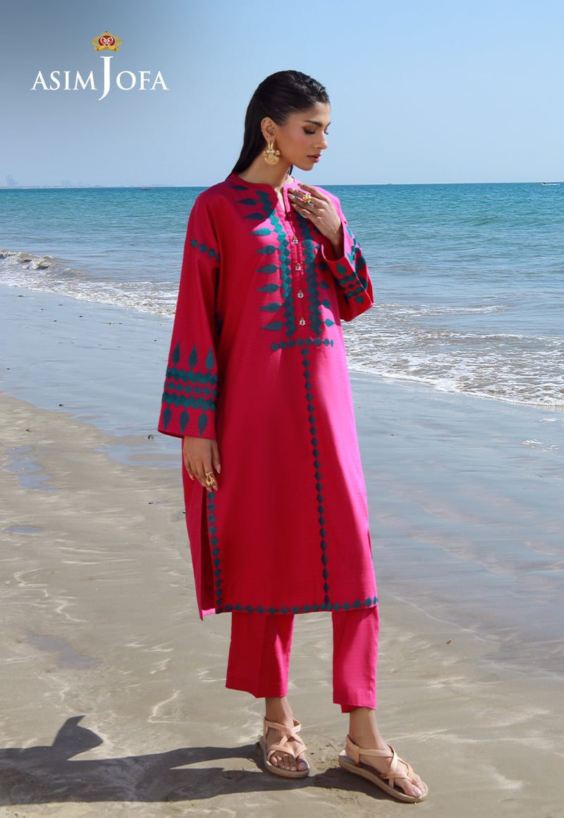 2pc Asim Jofa Stitched Embroidered