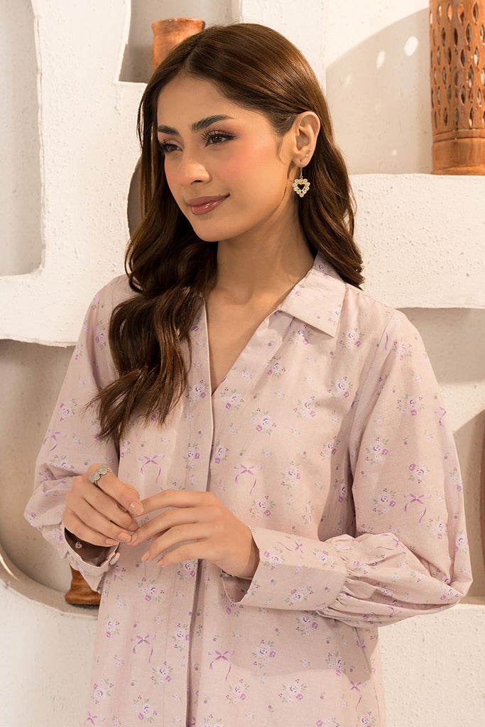 2pc Cross Stitch Stitched Hushed Rose(Shirt & Trousers )
