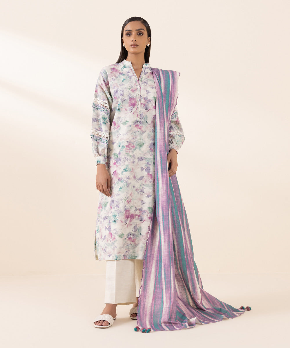SAPPHIRE 3 PIECE - PRINTED
KHADDAR SUIT
