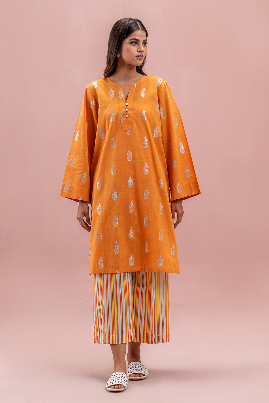 Beech Tree Stitched Jacquard Shirt