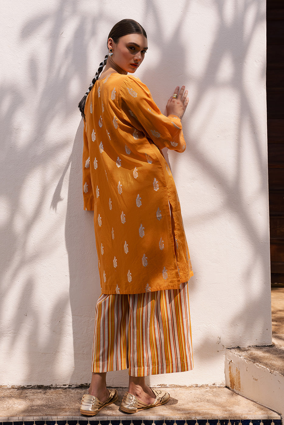 Beech Tree Stitched Jacquard Shirt