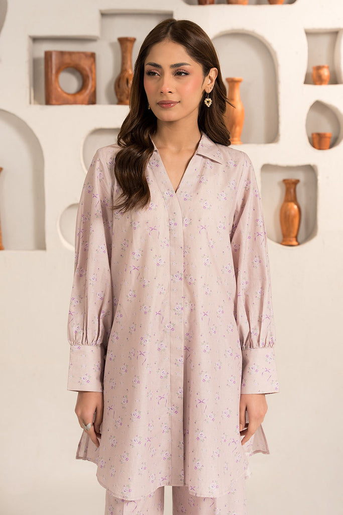 2pc Cross Stitch Stitched Hushed Rose(Shirt & Trousers )