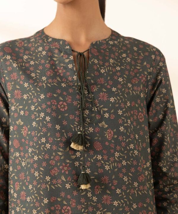 3 Piece - Printed Zari Lawn Suit