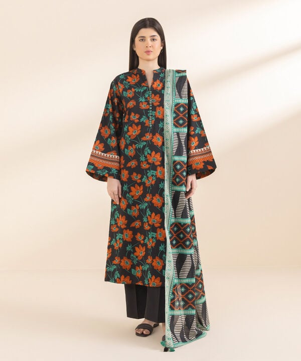 2 Piece - Printed Lawn Suit