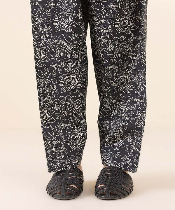 2 Piece - Printed Cotton Suit