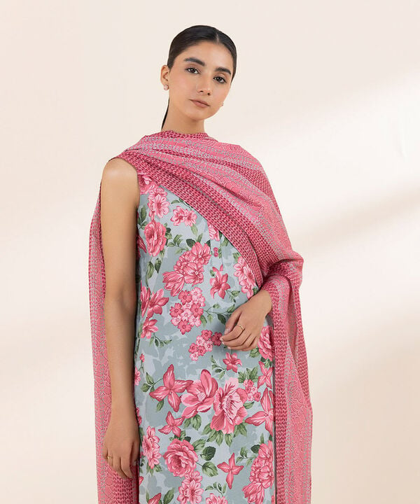 2 Piece - Embroidered Lawn Suit