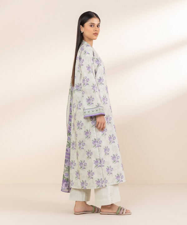 3 Piece - Printed Lawn Suit