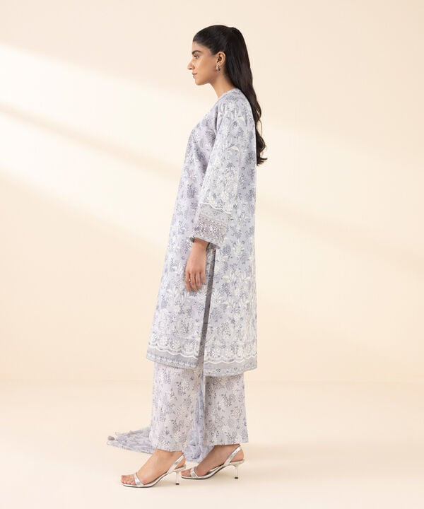 3 Piece - Embroidered Lawn Suit
