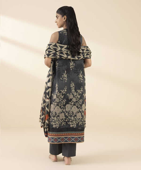 3 Piece - Printed Lawn Suit