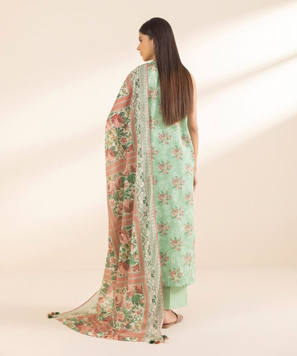 3 Piece - Printed Lawn Suit