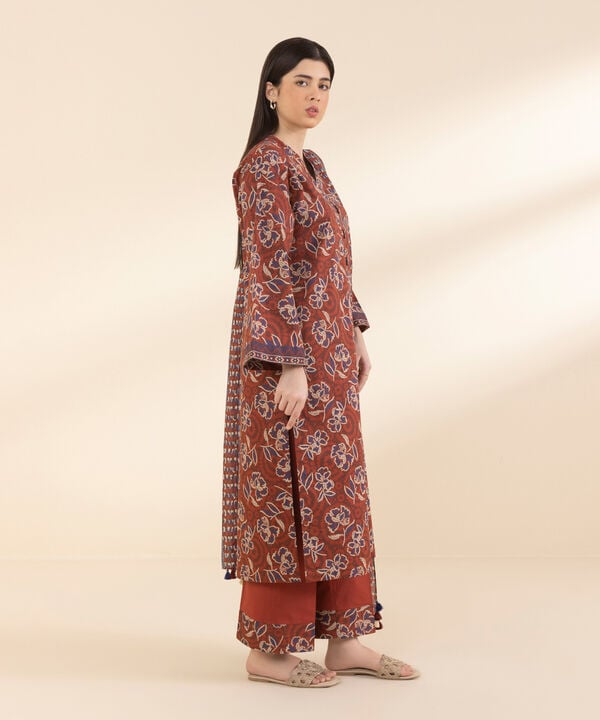 3 Piece - Printed Lawn Suit