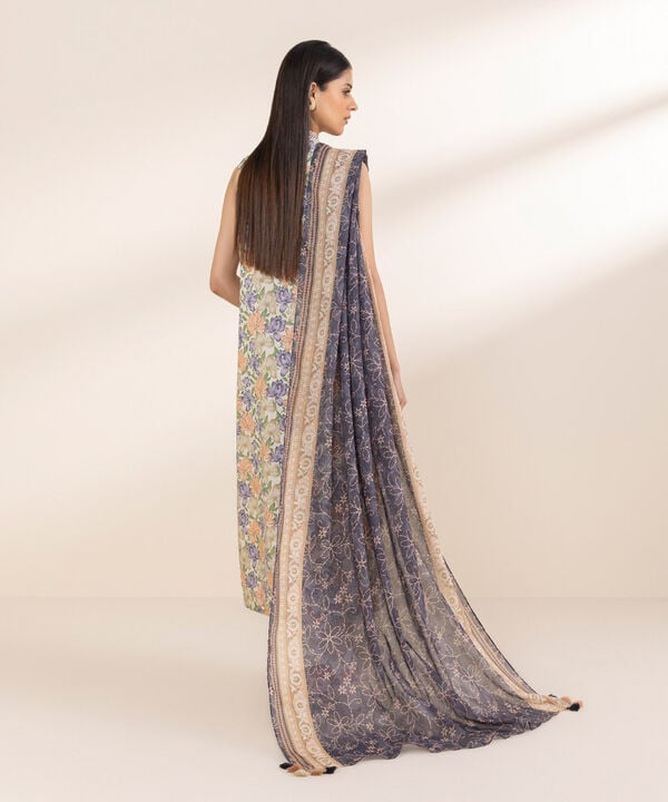 3 Piece - Printed Lawn Suit