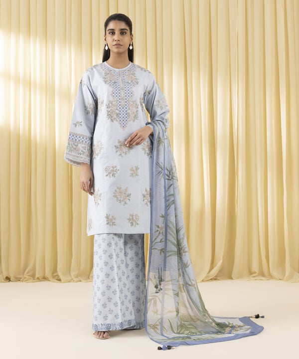 3 Piece - Embroidered Lawn Suit