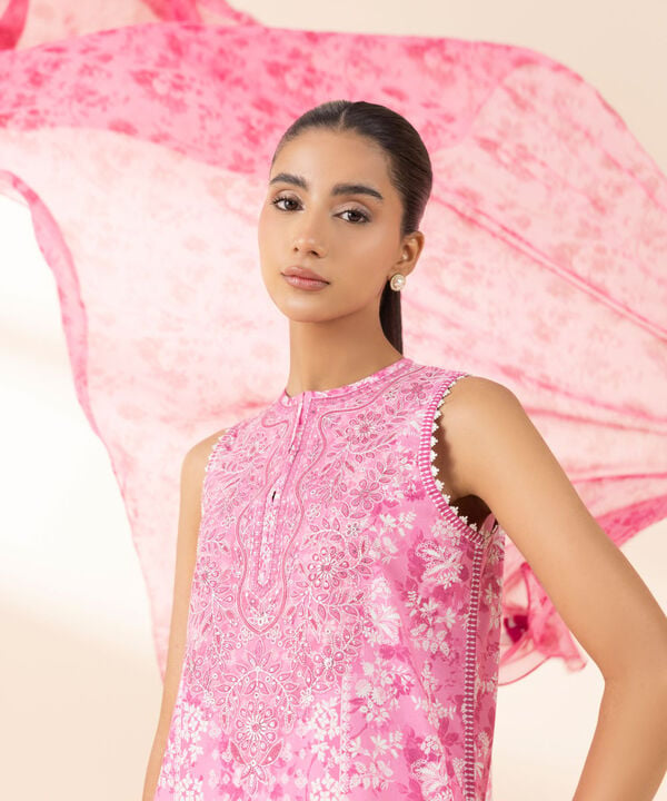 3 Piece - Embroidered Lawn Suit