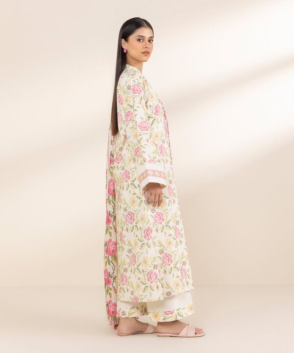 3 Piece - Printed Lawn Suit