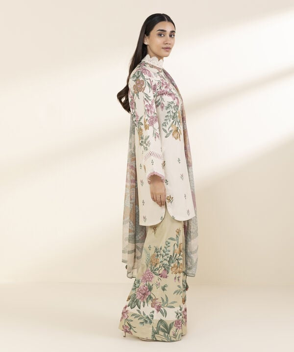 3 Piece - Printed Lawn Suit