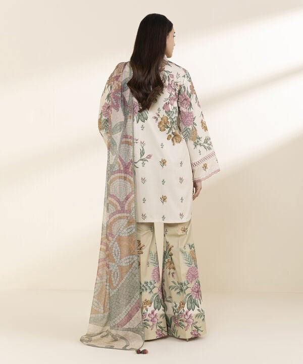 3 Piece - Printed Lawn Suit