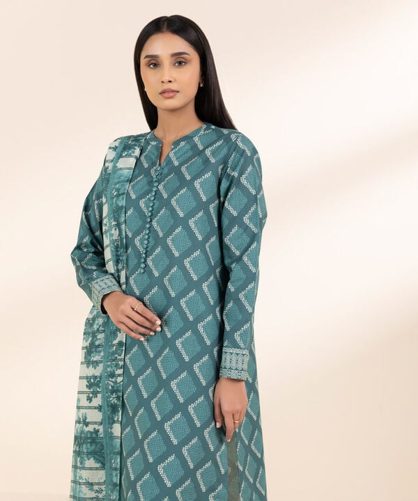 3 Piece - Printed Lawn Suit