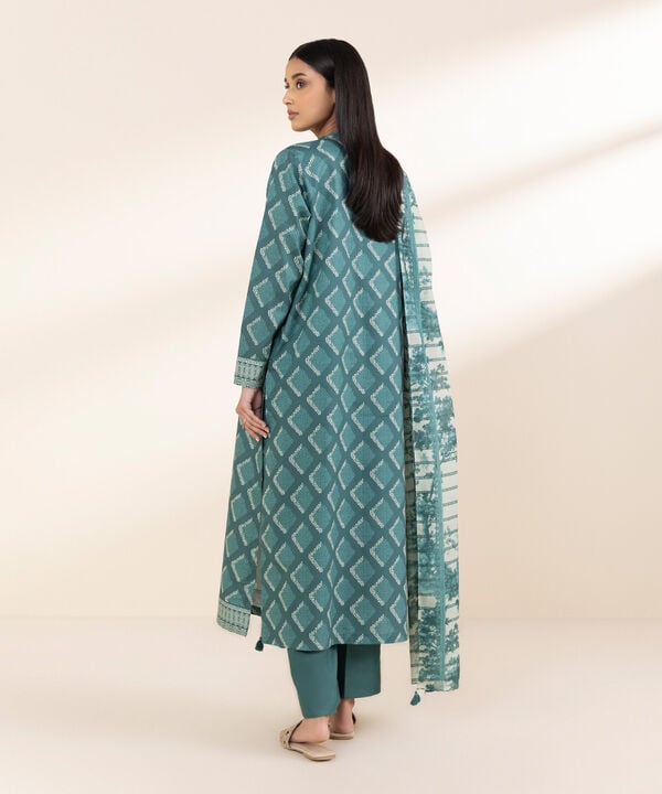3 Piece - Printed Lawn Suit