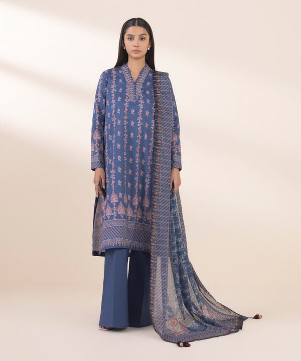3 Piece - Printed Lawn Suit