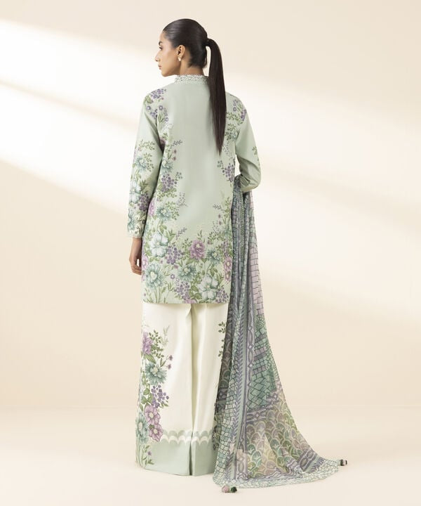 3 Piece - Printed Lawn Suit