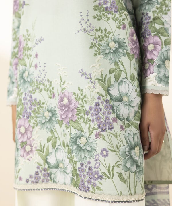3 Piece - Printed Lawn Suit