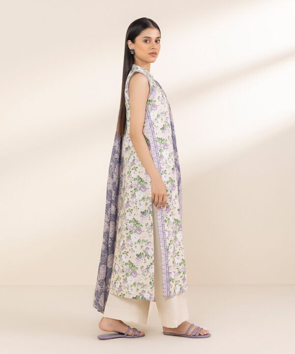 3 Piece - Printed Lawn Suit