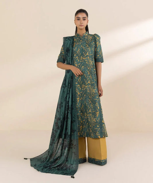 3 Piece - Printed Lawn Suit