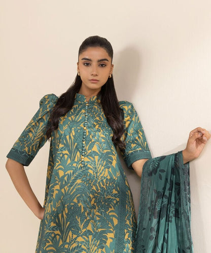3 Piece - Printed Lawn Suit
