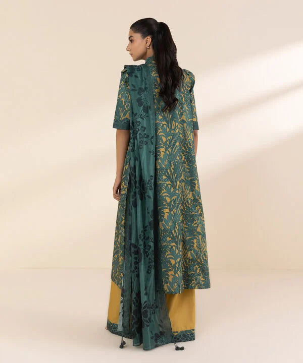 3 Piece - Printed Lawn Suit