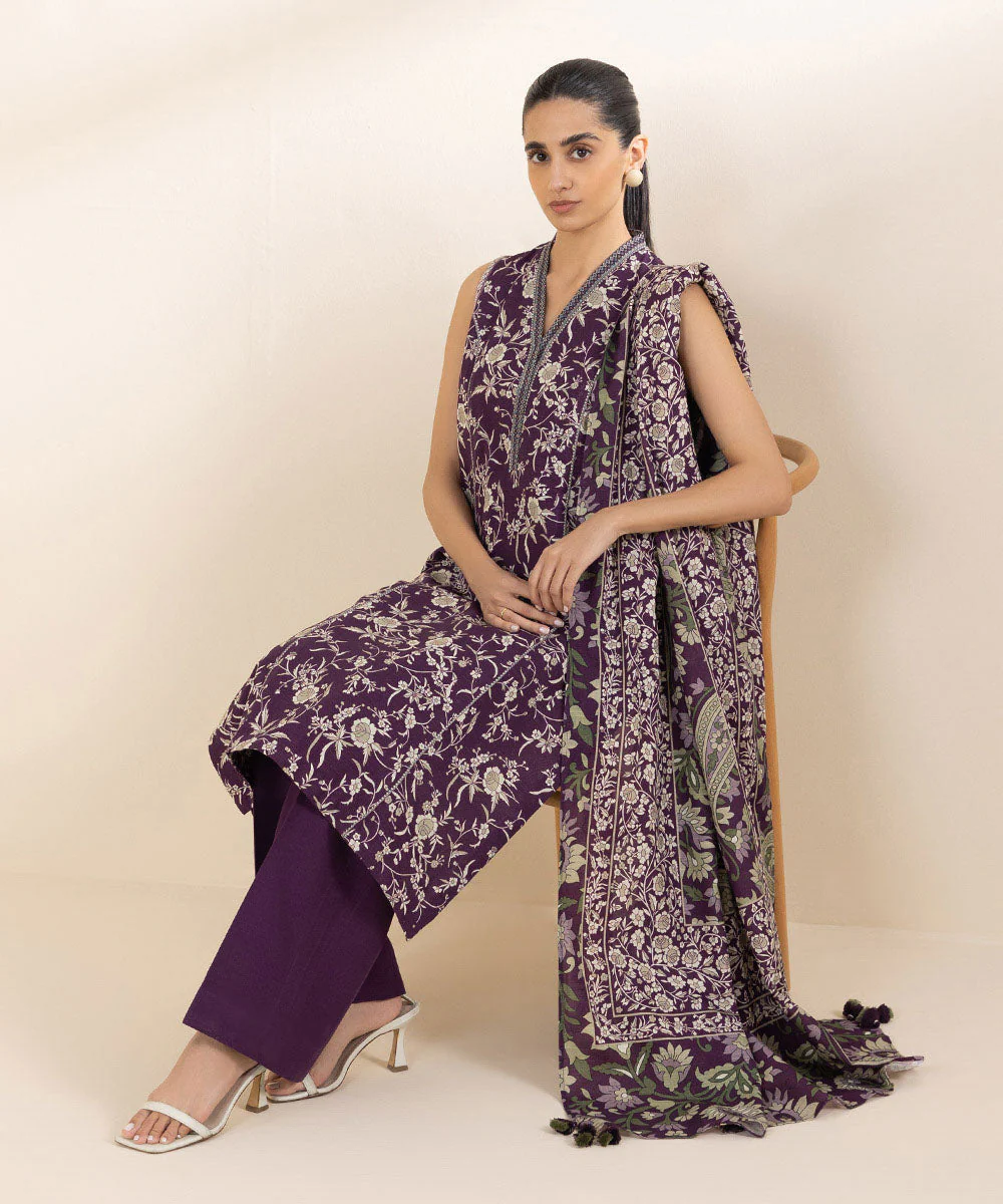 SAPPHIRE 3 PIECE - PRINTED
KHADDAR SUIT