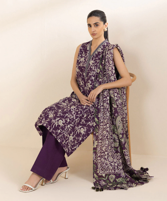 SAPPHIRE 3 PIECE - PRINTED
KHADDAR SUIT