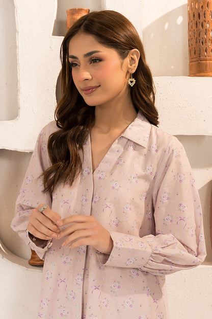2pc Cross Stitch Stitched Hushed Rose(Shirt & Trousers )
