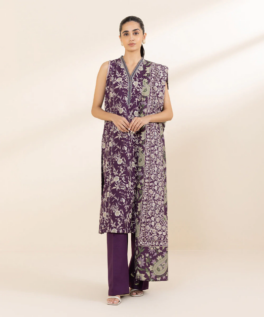 SAPPHIRE 3 PIECE - PRINTED
KHADDAR SUIT