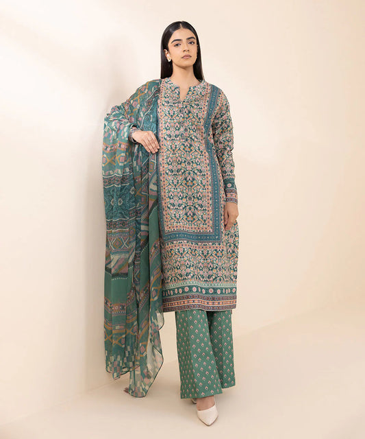 SAPPHIRE 3 PIECE - PRINTED
KHADDAR SUIT