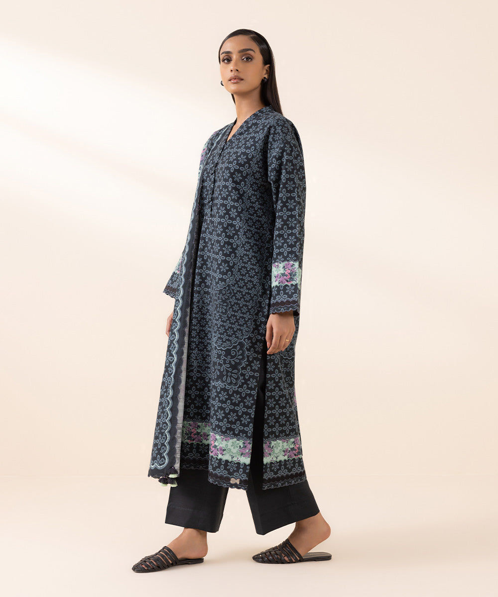 SAPPHIRE 3 PIECE - PRINTED
LIGHT KHADDAR SUIT