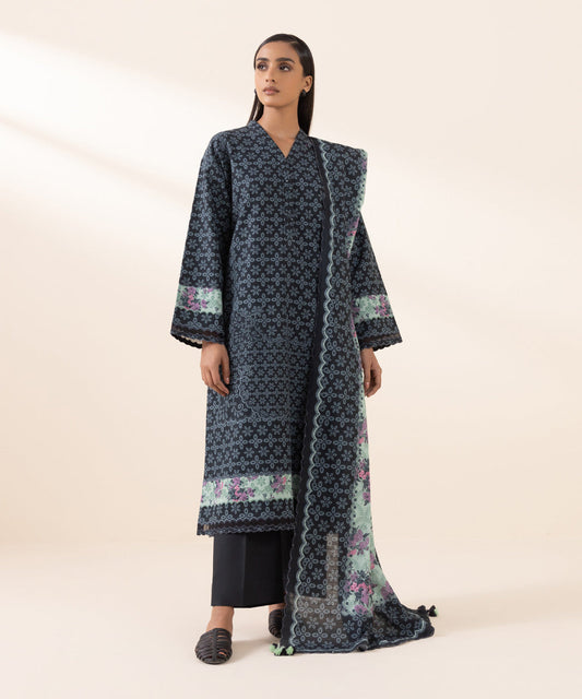 SAPPHIRE 3 PIECE - PRINTED
LIGHT KHADDAR SUIT