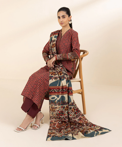 SAPPHIRE 3 PIECE - PRINTED
KHADDAR SUIT