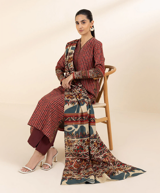 SAPPHIRE 3 PIECE - PRINTED
KHADDAR SUIT