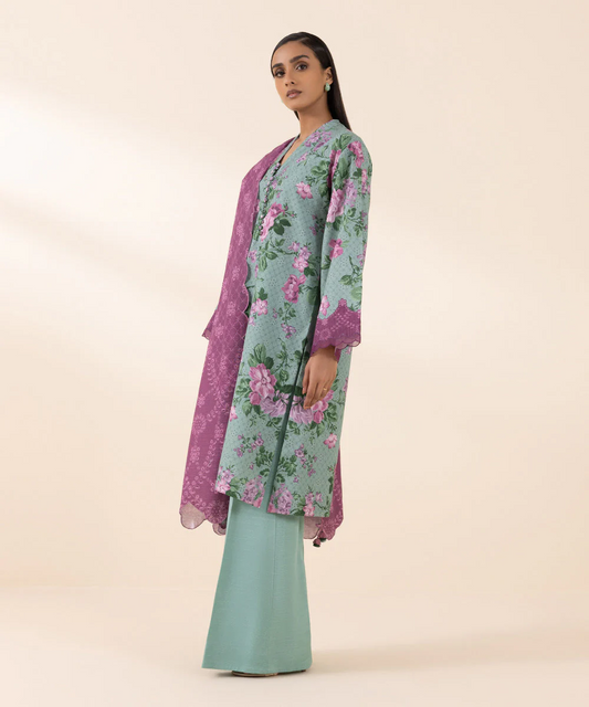 SAPPHIRE 3 PIECE - PRINTED LIGHT
KHADDAR SUIT