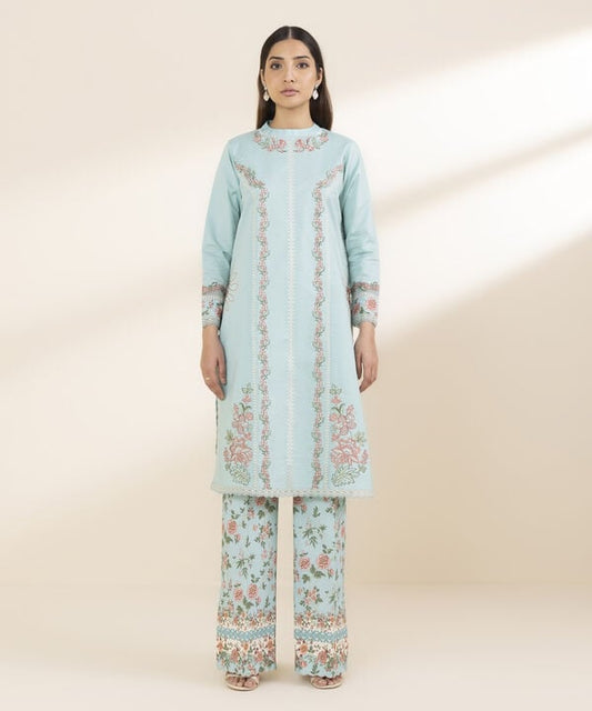2 Piece - Embroidered Lawn Suit