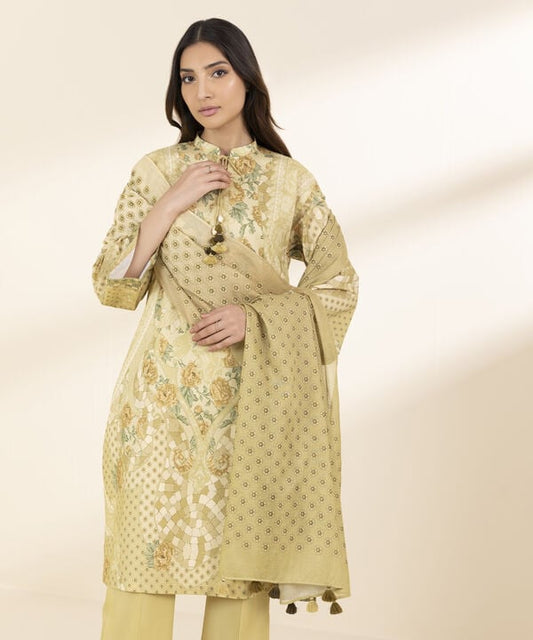 3 Piece - Printed Lawn Suit