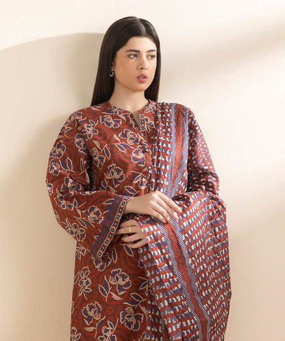 3 Piece - Printed Lawn Suit