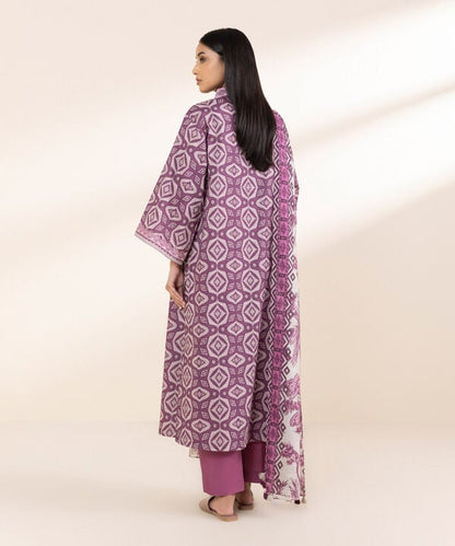 3 Piece - Printed Lawn Suit