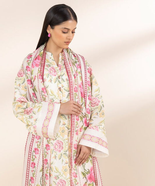 3 Piece - Printed Lawn Suit