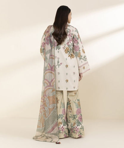3 Piece - Printed Lawn Suit