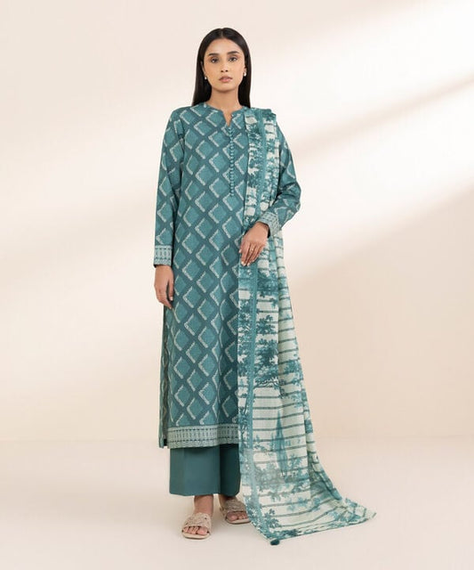 3 Piece - Printed Lawn Suit