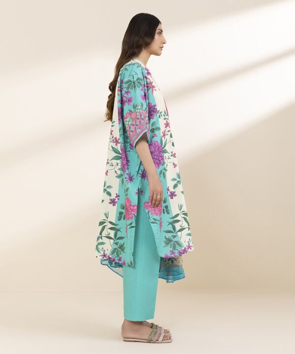 3 Piece - Printed Lawn Suit
