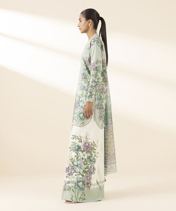 3 Piece - Printed Lawn Suit
